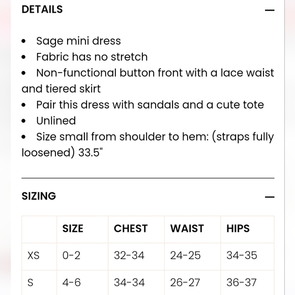 Sweet Intervention Sage Button Front Lace Detail Dress - Picture 4 of 10